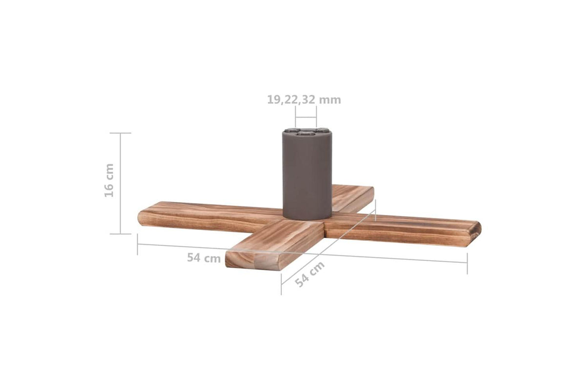 Vidaxl Christmas Tree Stand 54x54x16 Cm-7