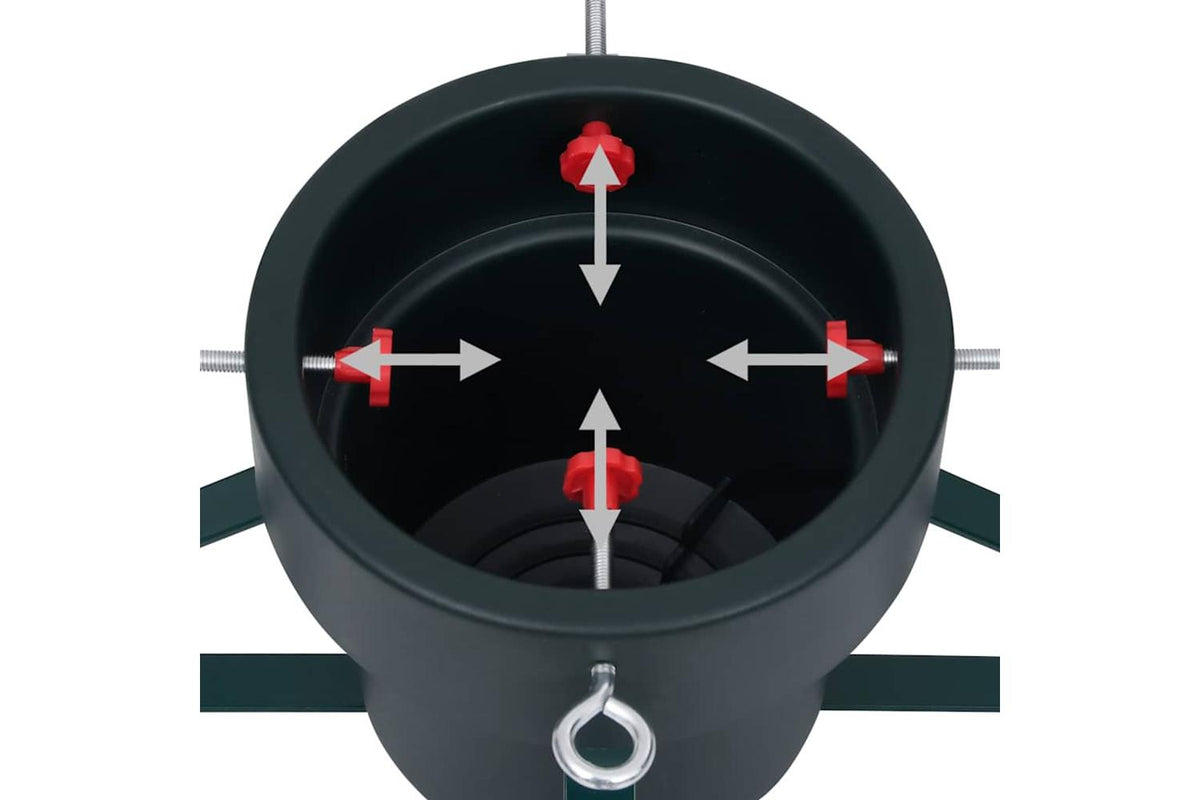Vidaxl Christmas Tree Stand Black 46x46x19 Cm-5