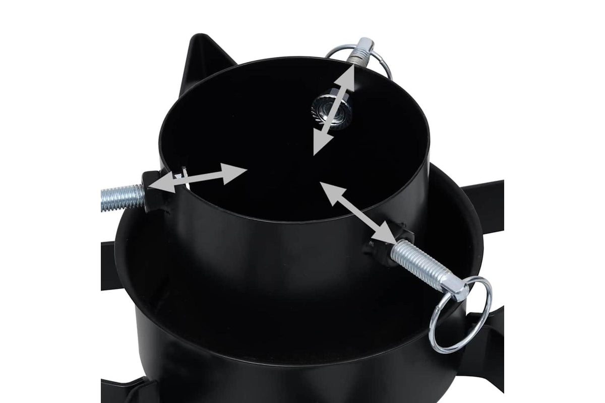 Vidaxl Christmas Tree Stand Black 47x47x135 Cm-6