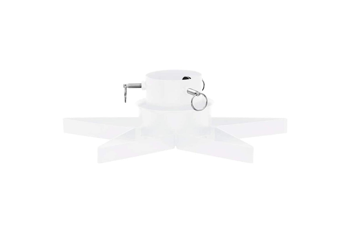 Vidaxl Christmas Tree Stand White 47x47x135 Cm-4