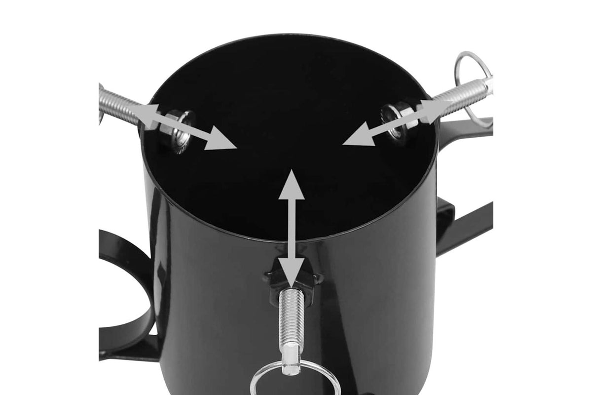 Vidaxl Christmas Tree Stand Black 58x58x21 Cm-6