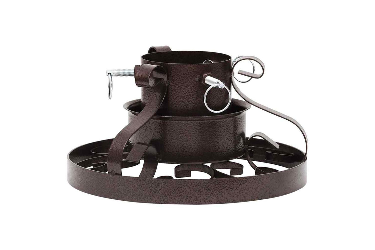 Vidaxl Christmas Tree Stand Antique Copper 29x29x155 Cm-3