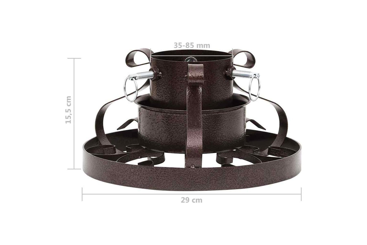 Vidaxl Christmas Tree Stand Antique Copper 29x29x155 Cm-7