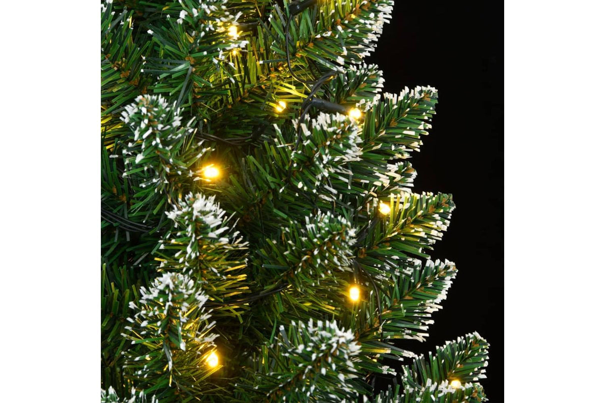 Vidaxl Artificial Slim Christmas Tree 150 Leds 120 Cm-6