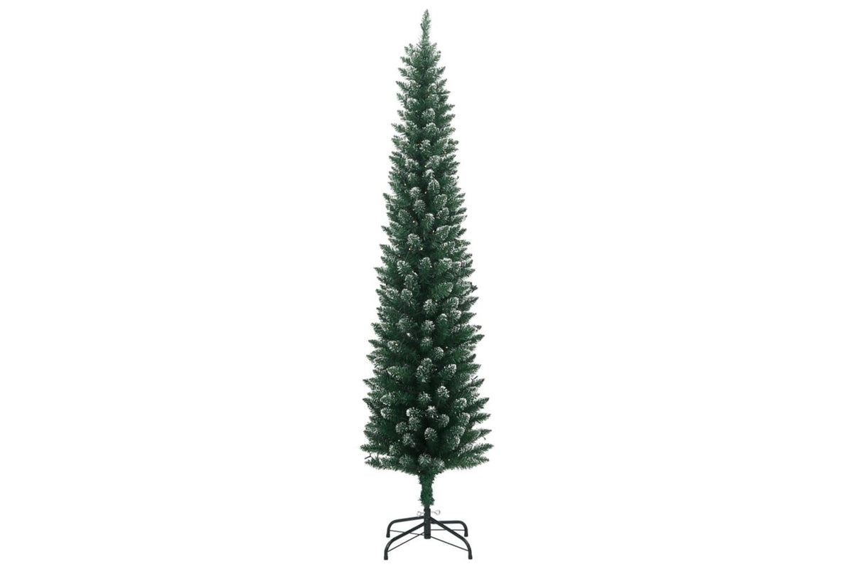 Vidaxl Artificial Slim Christmas Tree 150 Leds 150 Cm-3