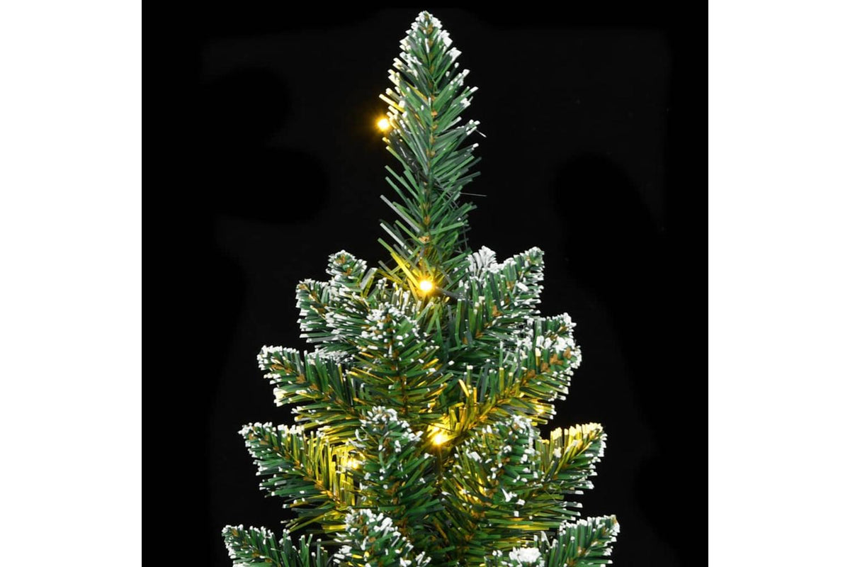Vidaxl Artificial Slim Christmas Tree 150 Leds 150 Cm-5