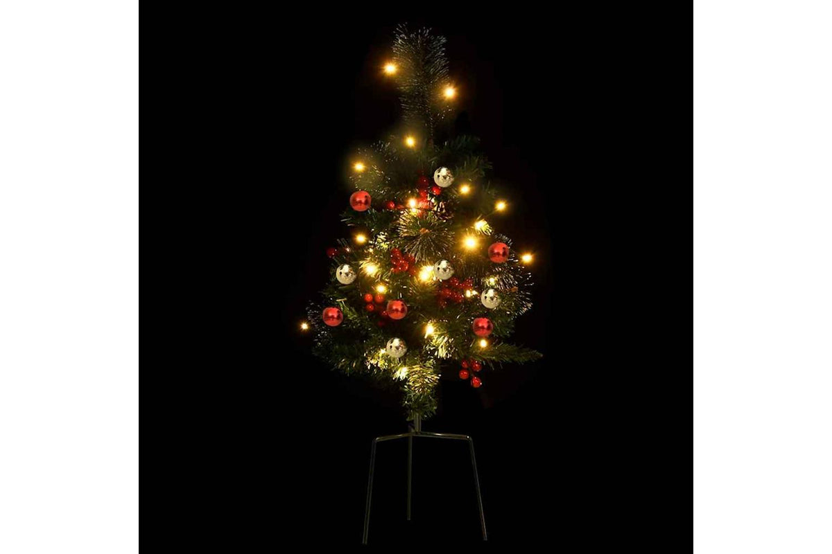 Vidaxl Artificial Pathway Pre-lit Christmas Tree 2 Pcs 76 Cm Pvc-3
