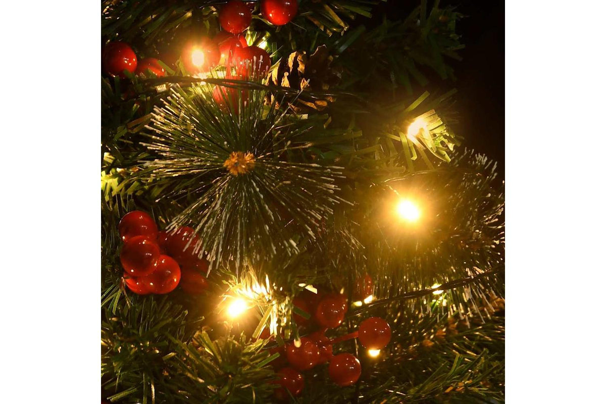 Vidaxl Artificial Pathway Pre-lit Christmas Tree 2 Pcs 76 Cm Pvc-4