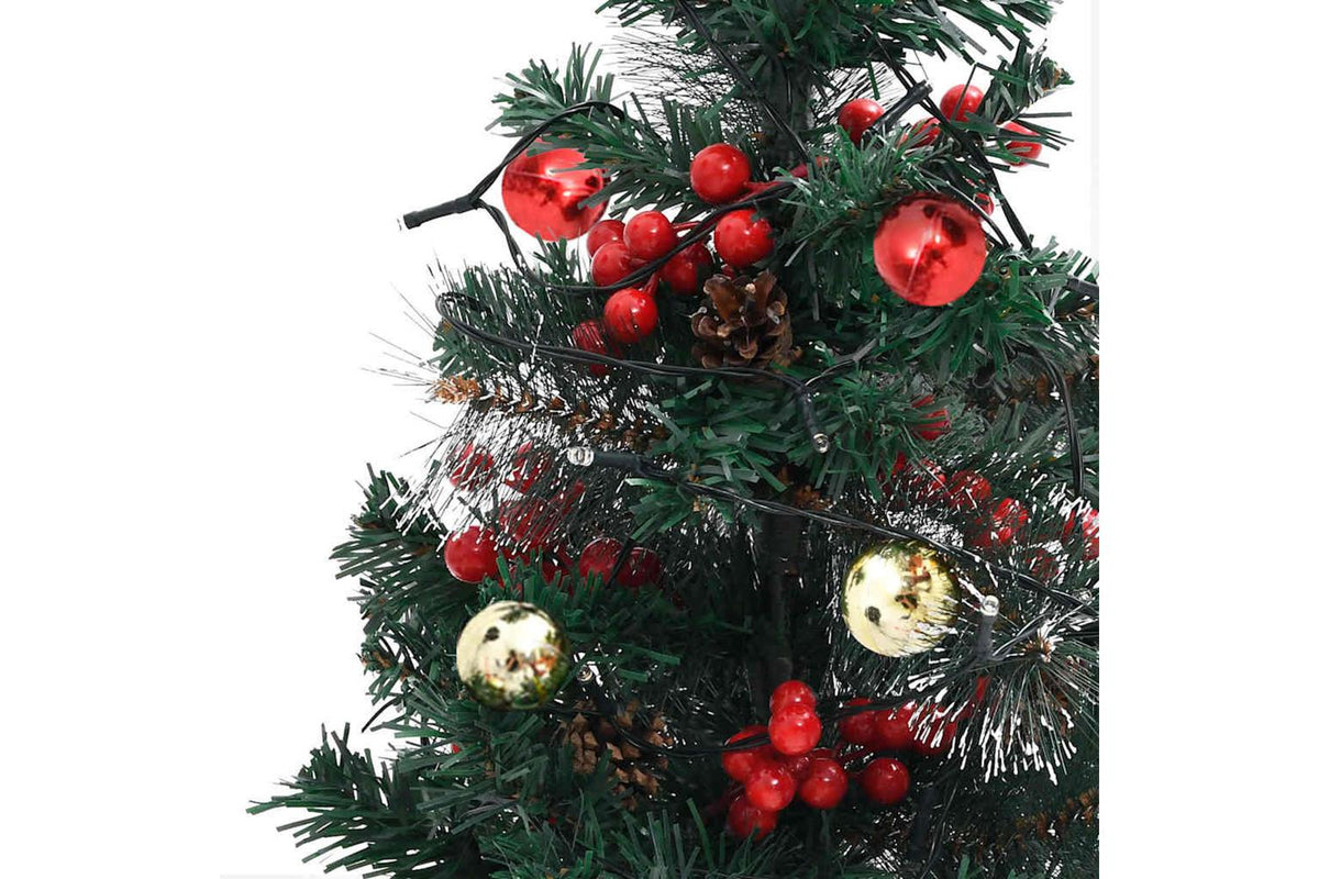 Vidaxl Artificial Pathway Pre-lit Christmas Tree 2 Pcs 76 Cm Pvc-8