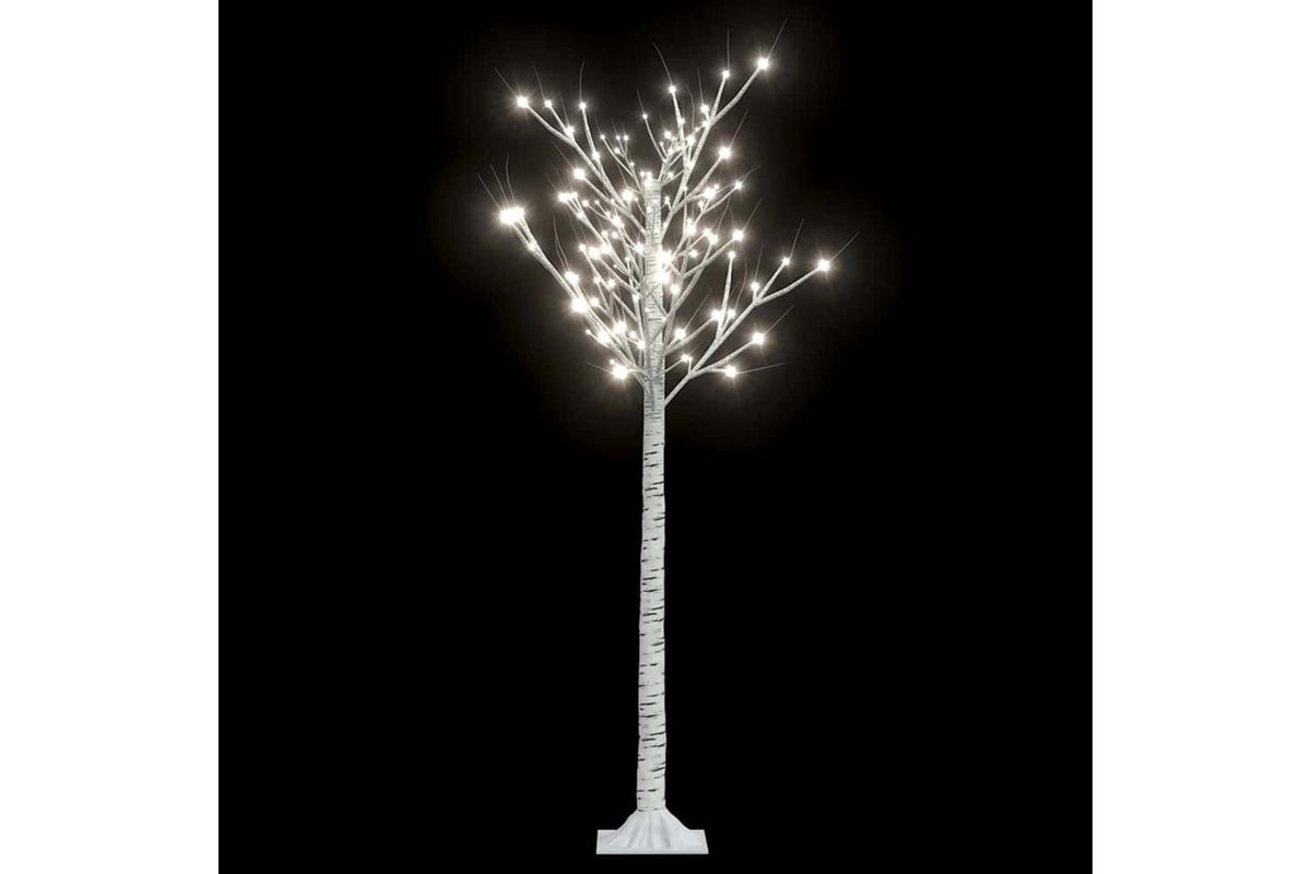 Vidaxl Christmas Tree 156 Leds 15 M Cold White Willow Indoor Outdoor