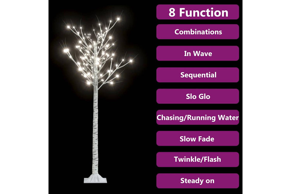 Vidaxl Christmas Tree 156 Leds 15 M Cold White Willow Indoor Outdoor-7