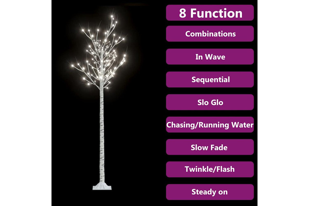 Vidaxl Christmas Tree 200 Leds 18 M Cold White Willow Indoor Outdoor-7
