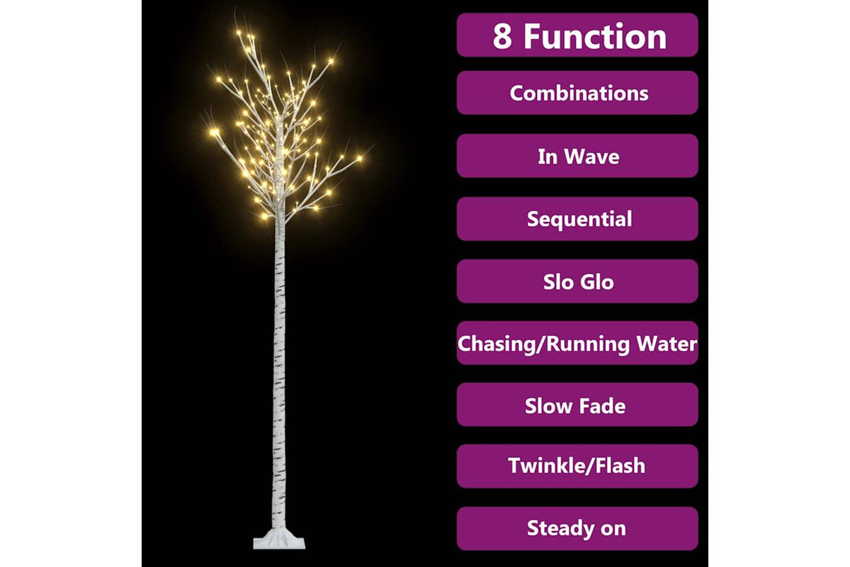 Vidaxl Christmas Tree 220 Leds 22 M Warm White Willow Indoor Outdoor-3
