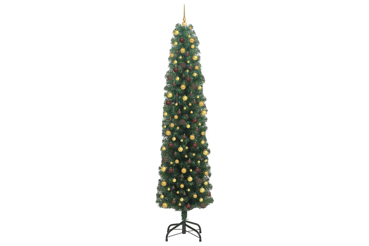 Vidaxl Artificial Christmas Tree With 300 Leds With Stand Green 240 Cm-3