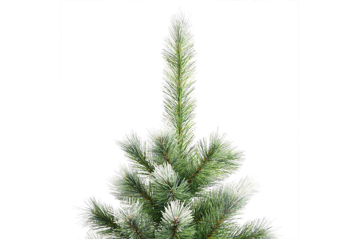 Vidaxl Artificial Hinged Christmas Tree With Flocked Snow 300 Leds-10