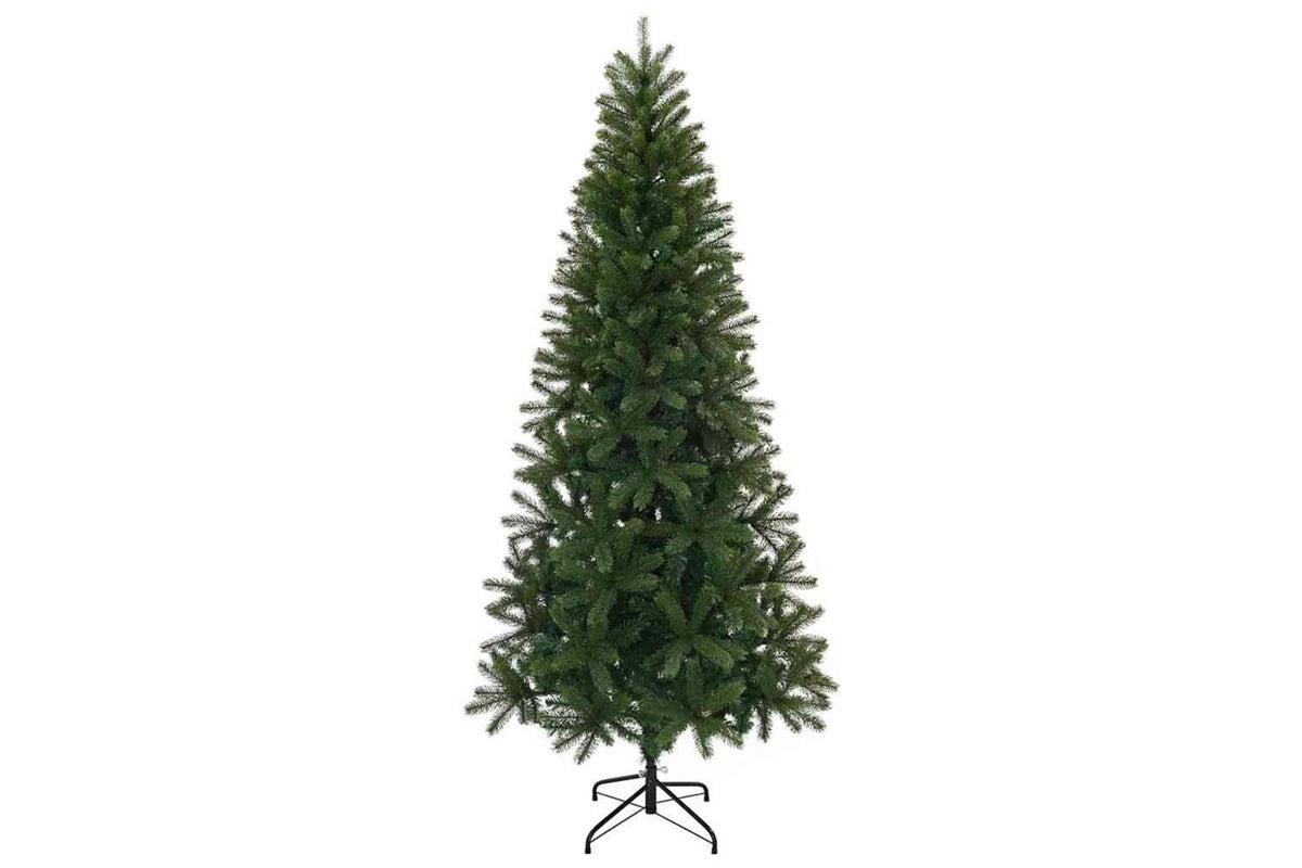 Vidaxl Artificial Christmas Tree With 300 Leds Green 240 Cm Pe And Pvc-5