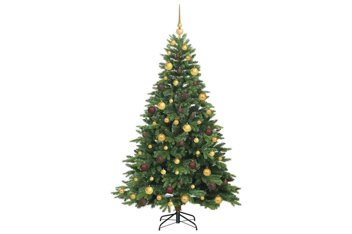 Vidaxl Artificial Christmas Tree With 300 Leds Green 180 Cm Pe And Pvc-4