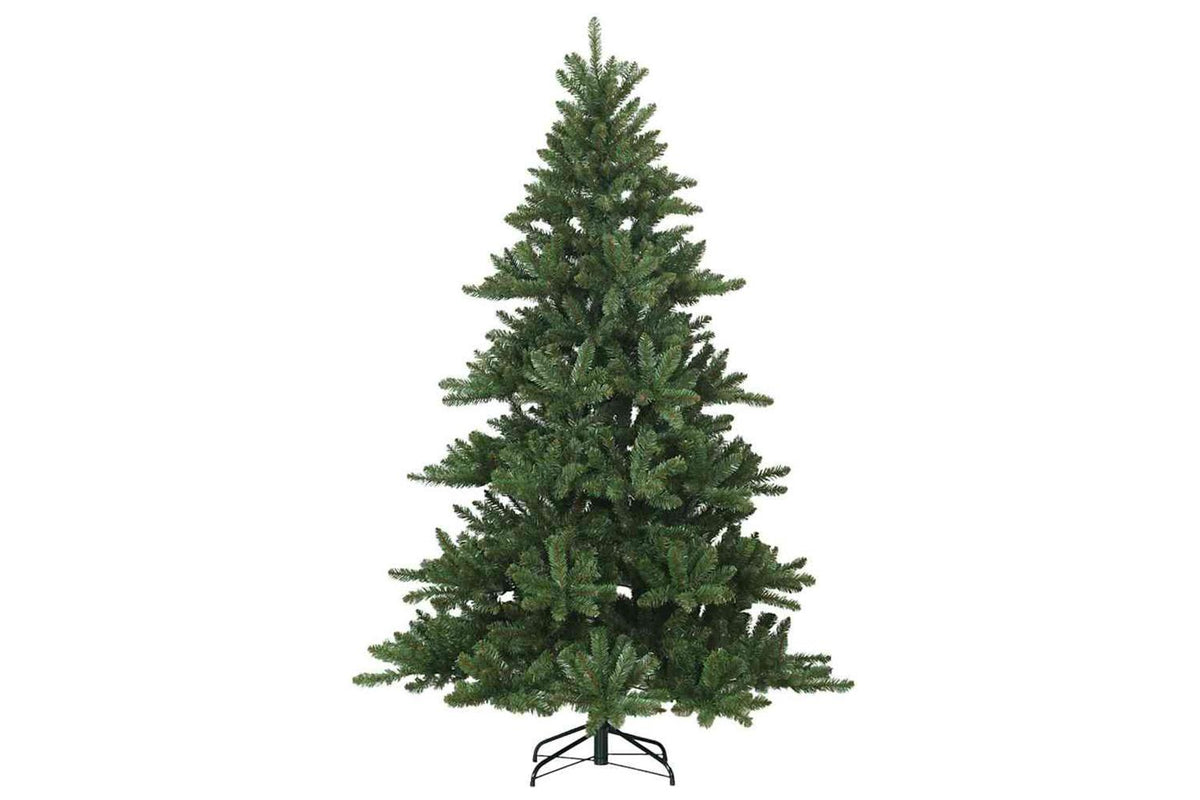 Vidaxl Artificial Hinged Christmas Tree Green 240 Cm Pvc And Steel-5