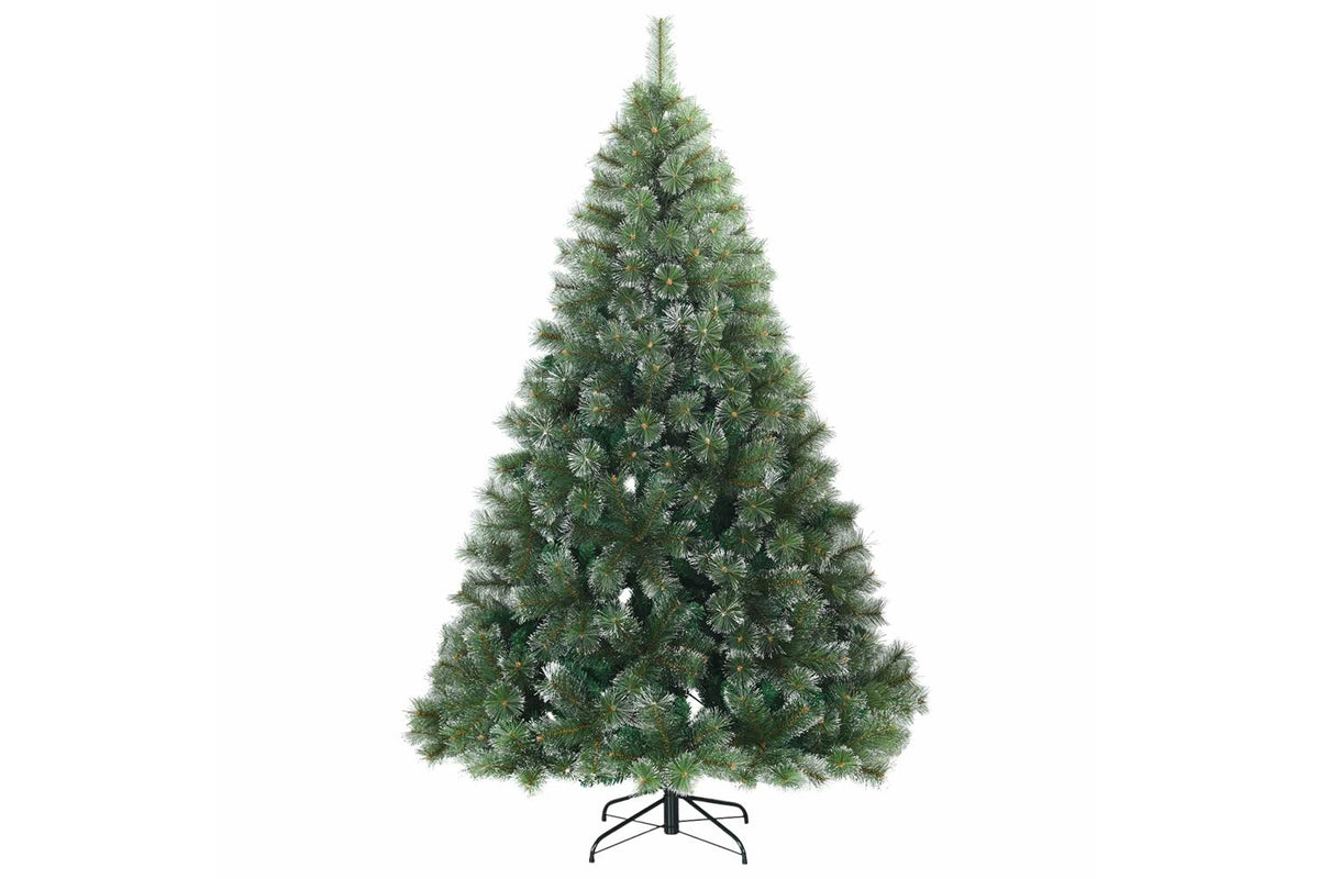 Vidaxl Artificial Christmas Tree With 300 Leds Green 210 Cm Pe And Pvc-4