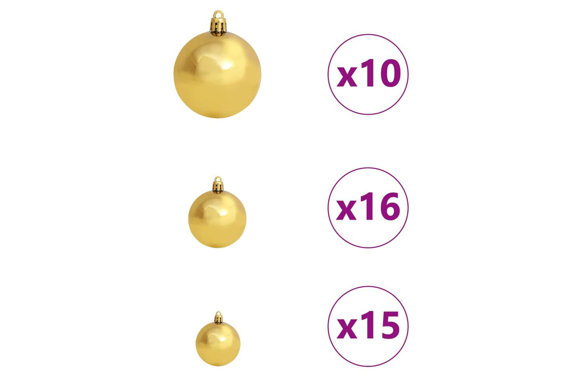 Vidaxl Artificial Christmas Tree With 300 Leds Green 210 Cm Pe And Pvc-7