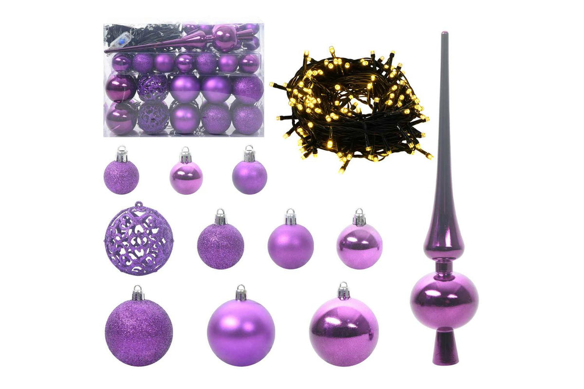 Vidaxl Artificial Hinged Christmas Tree White 150 Cm Pvc And Steel-6