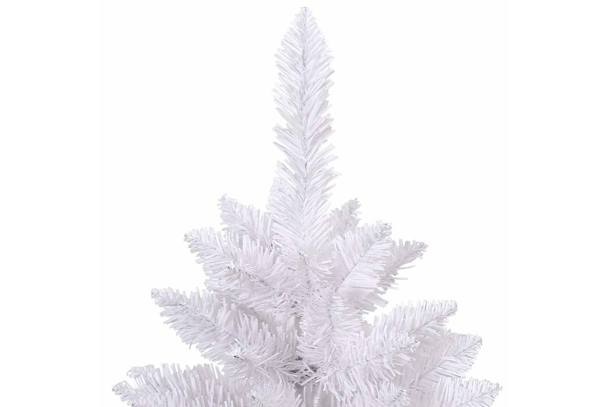 Vidaxl Artificial Hinged Christmas Tree White 300 Cm Pvc And Steel-10