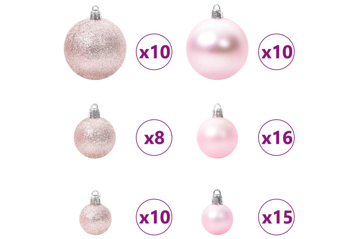 Vidaxl Artificial Hinged Christmas Tree White 300 Cm Pvc And Steel-7