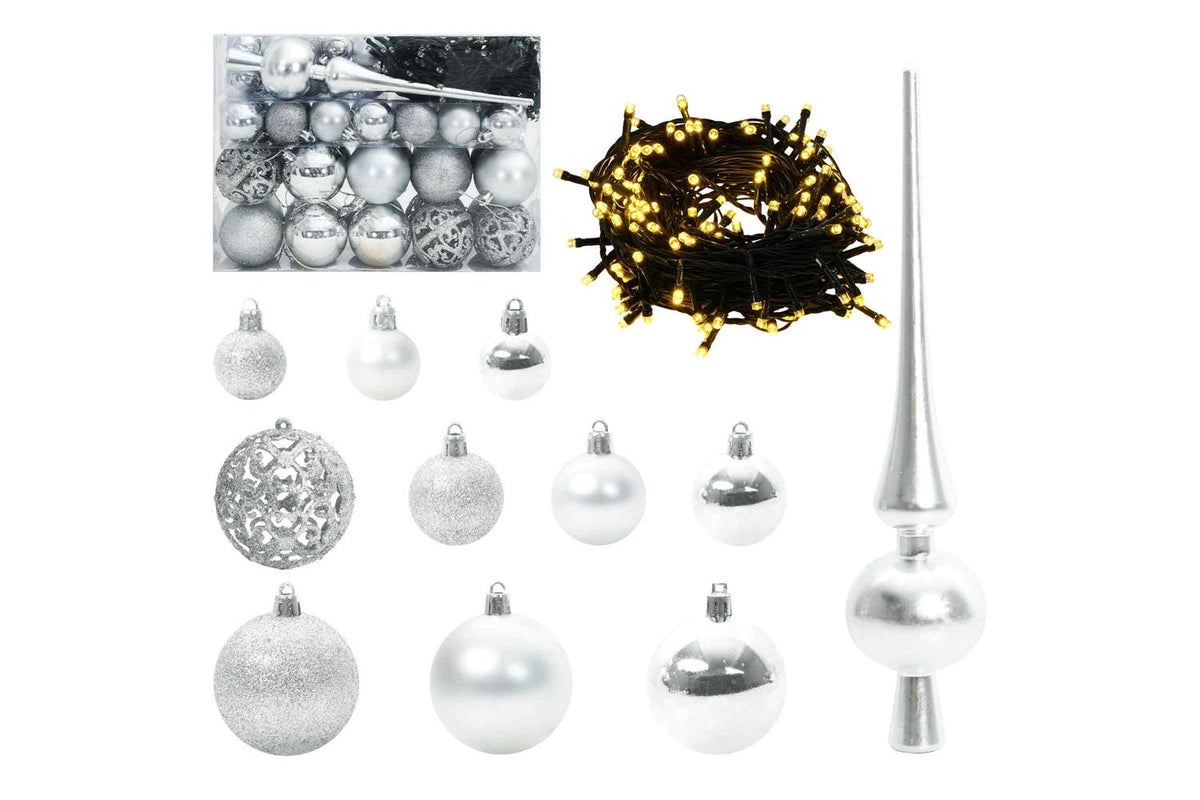 Vidaxl Artificial Christmas Tree With Stand White 120 Cm Pvc And Steel-6