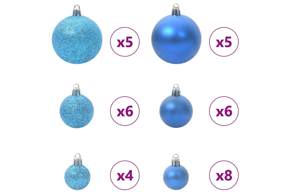 Vidaxl Artificial Christmas Tree With Stand White 120 Cm Pvc And Steel-7