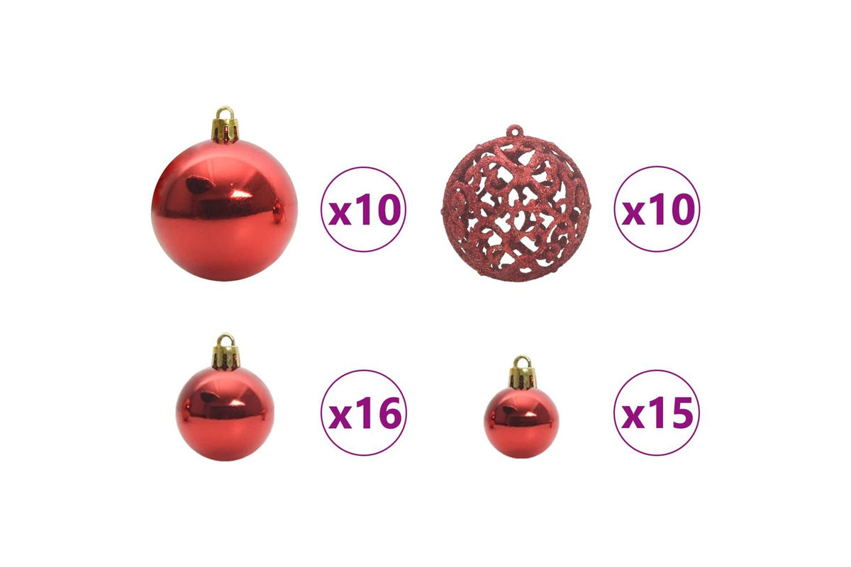 Vidaxl Artificial Christmas Tree With Stand White 210 Cm Pvc And Steel-8