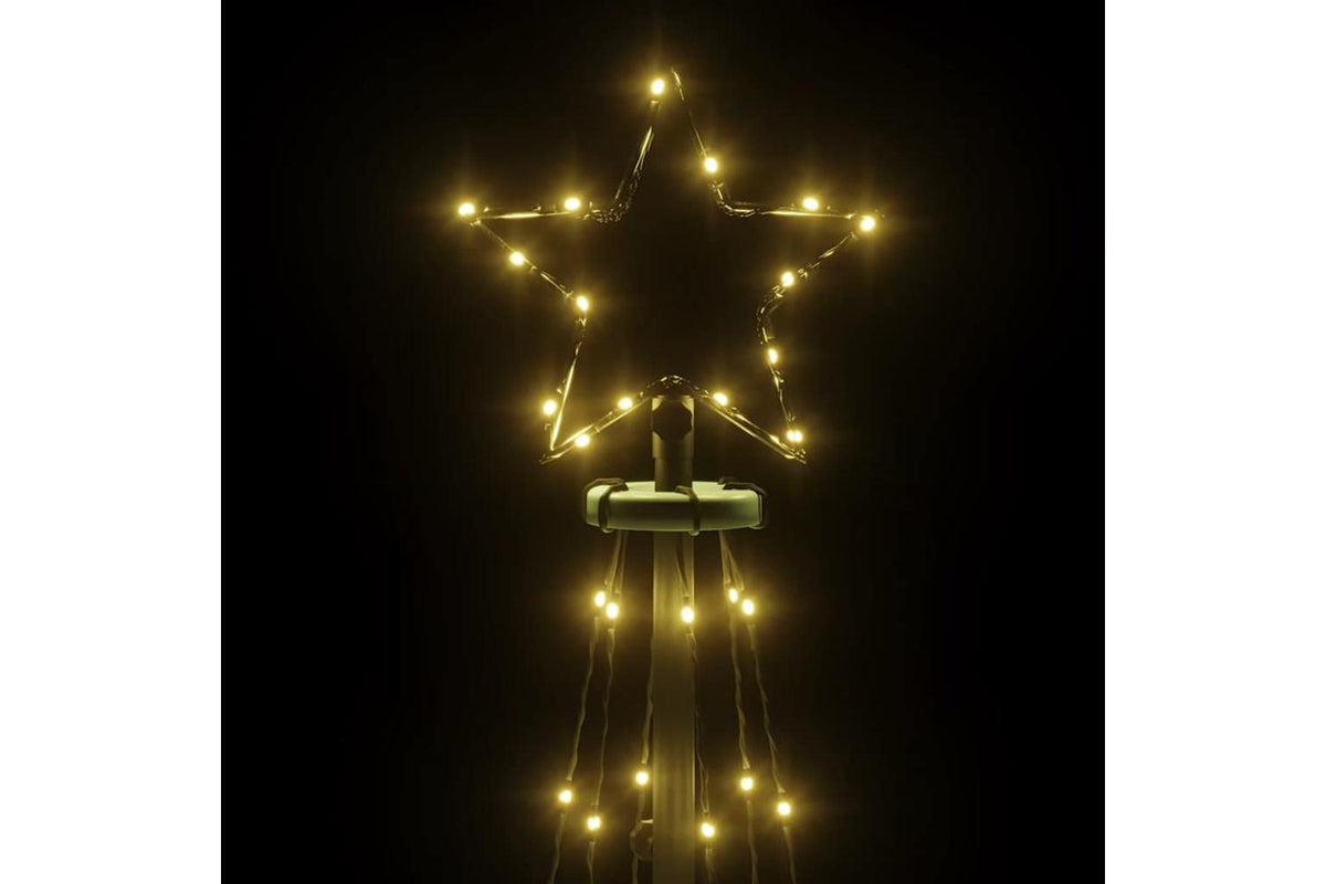 Vidaxl Christmas Cone Tree Warm White 108 Leds 70x180 Cm-9