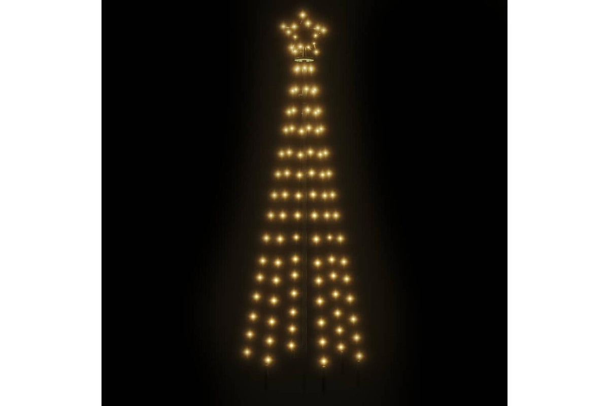Vidaxl Christmas Tree With Spike Warm White 108 Leds 180 Cm-4