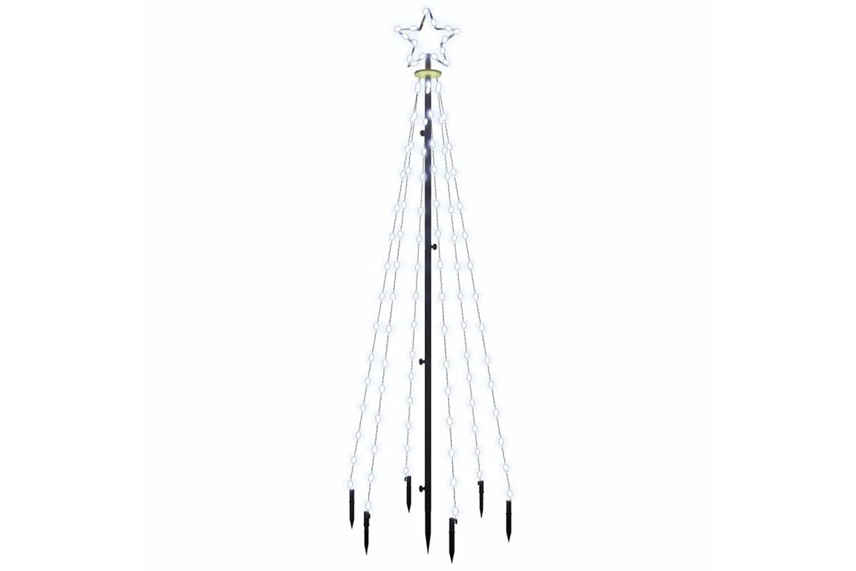 Vidaxl Christmas Tree With Spike Cold White 108 Leds 180 Cm-2