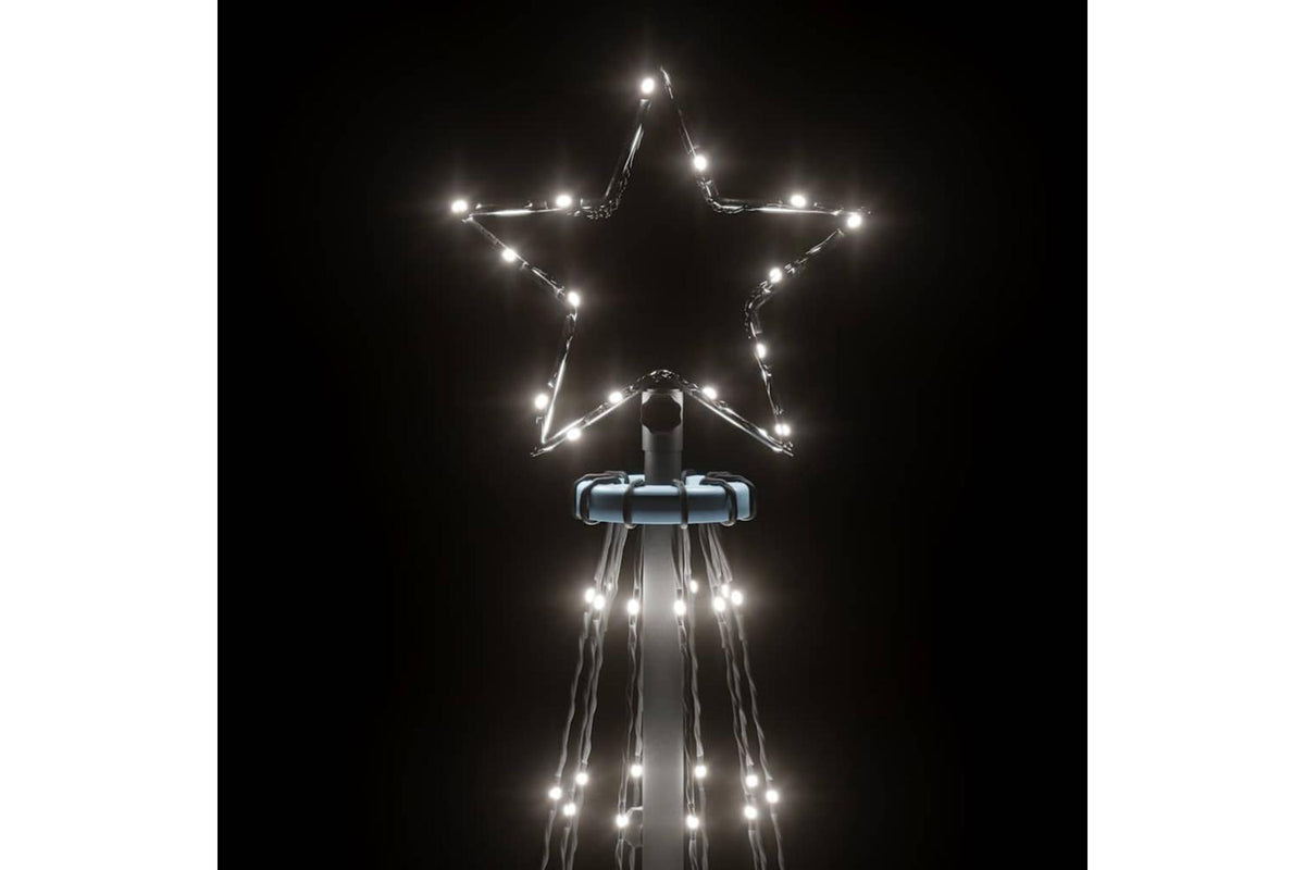Vidaxl Christmas Tree With Spike Cold White 108 Leds 180 Cm-5