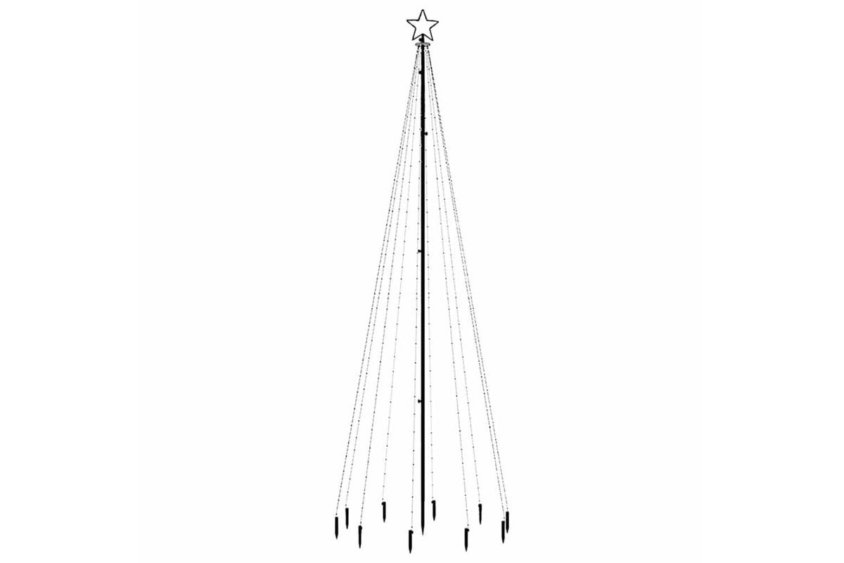 Vidaxl Christmas Tree With Spike Warm White 310 Leds 300 Cm-3