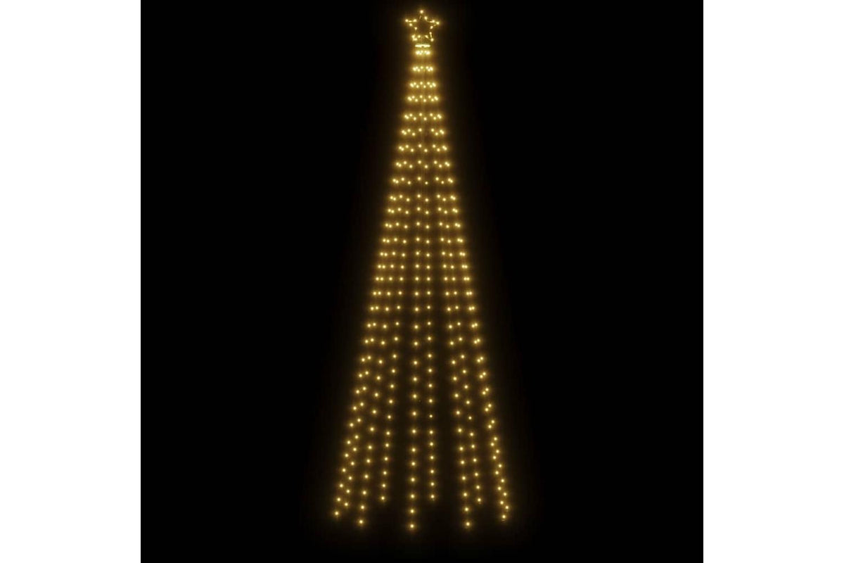 Vidaxl Christmas Tree With Spike Warm White 310 Leds 300 Cm-4