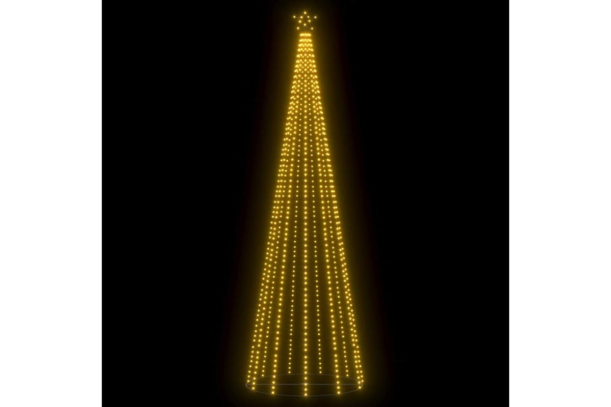 Vidaxl Christmas Cone Tree Warm White 732 Leds 160x500 Cm-4