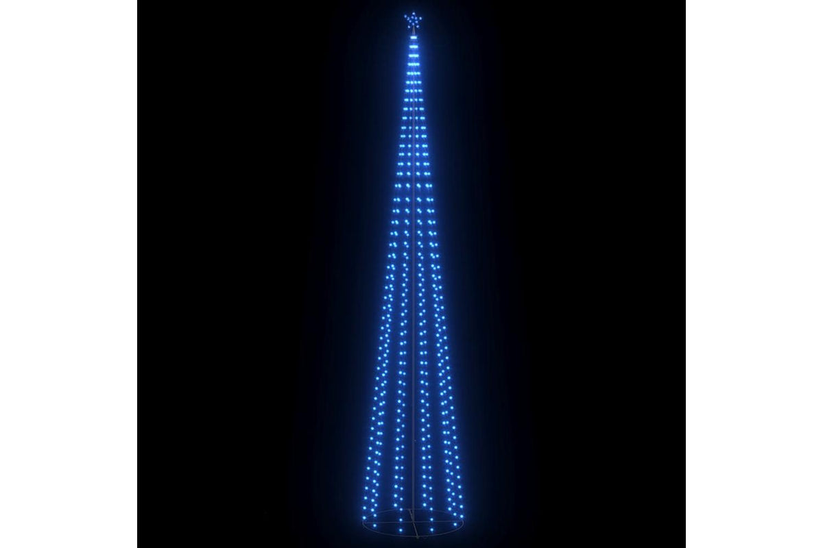 Vidaxl Christmas Cone Tree Blue 732 Leds 160x500 Cm-4