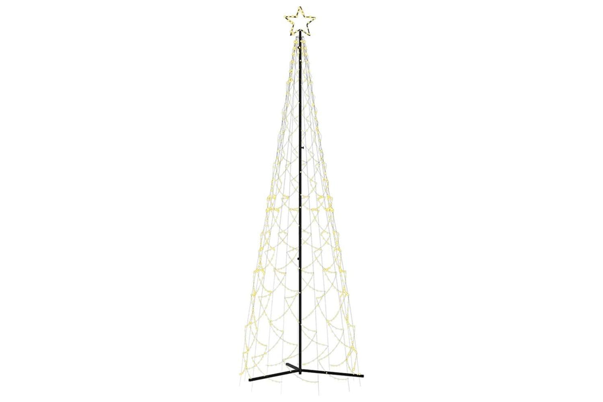 Vidaxl Christmas Cone Tree Warm White 500 Leds 100x300 Cm