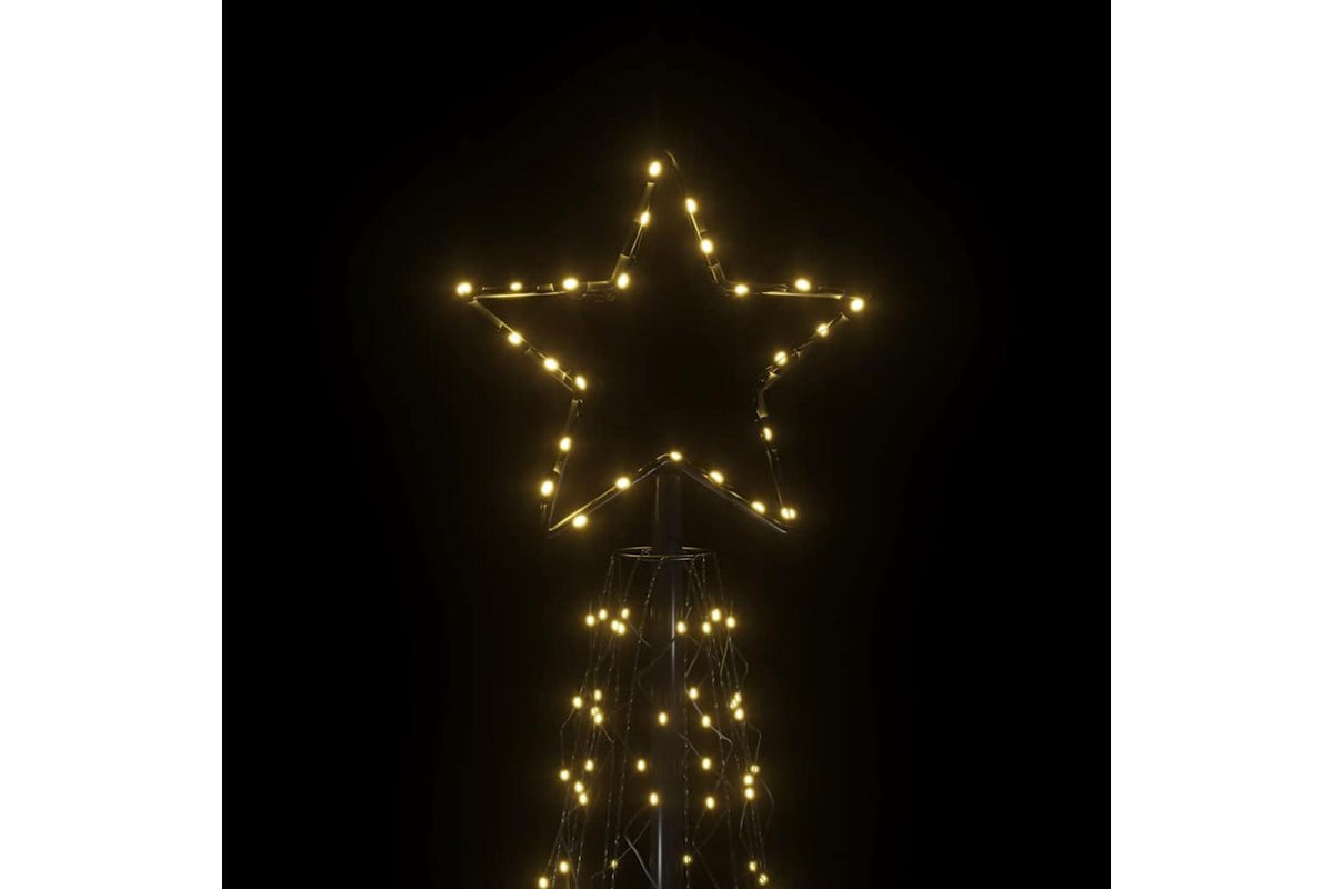 Vidaxl Christmas Cone Tree Warm White 500 Leds 100x300 Cm-4