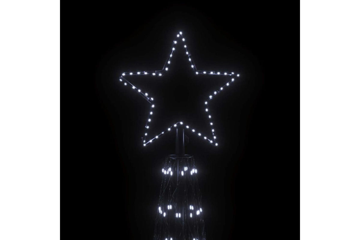 Vidaxl Christmas Cone Tree Cold White 3000 Leds 230x800 Cm-4