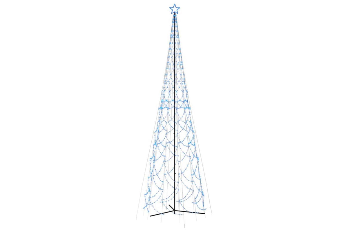 Vidaxl Christmas Cone Tree Blue 3000 Leds 230x800 Cm