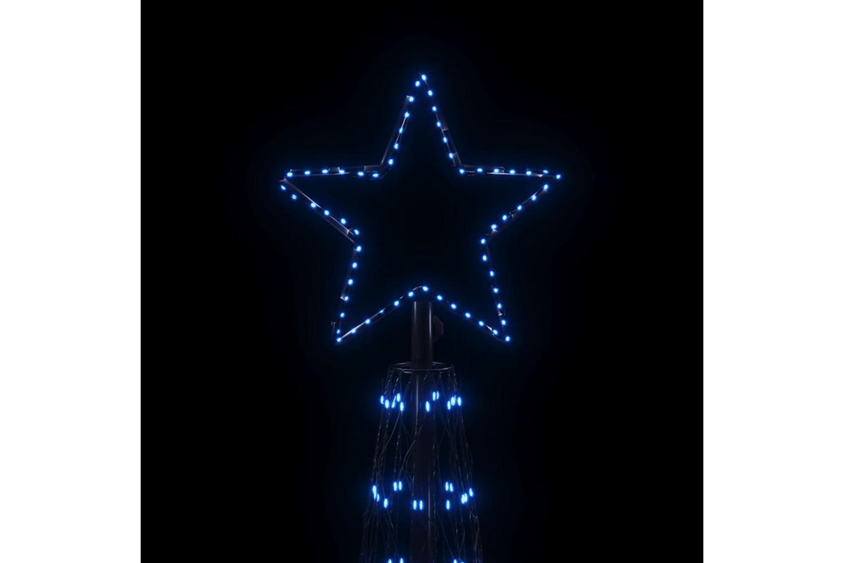 Vidaxl Christmas Cone Tree Blue 3000 Leds 230x800 Cm-4