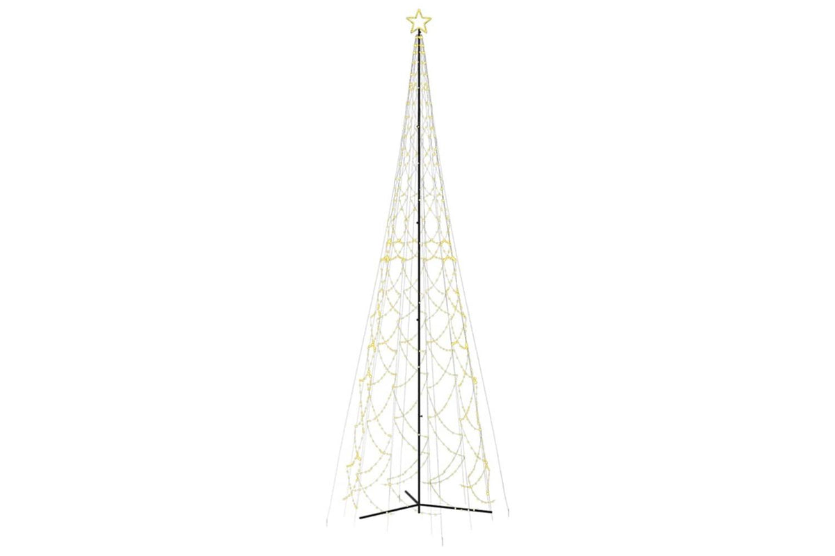 Vidaxl Christmas Cone Tree Warm White 3000 Leds 230x800 Cm