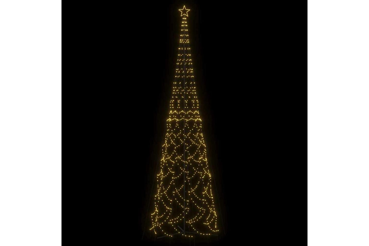 Vidaxl Christmas Cone Tree Warm White 3000 Leds 230x800 Cm-3