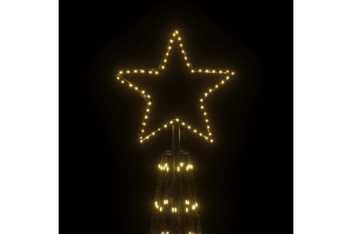 Vidaxl Christmas Cone Tree Warm White 3000 Leds 230x800 Cm-4