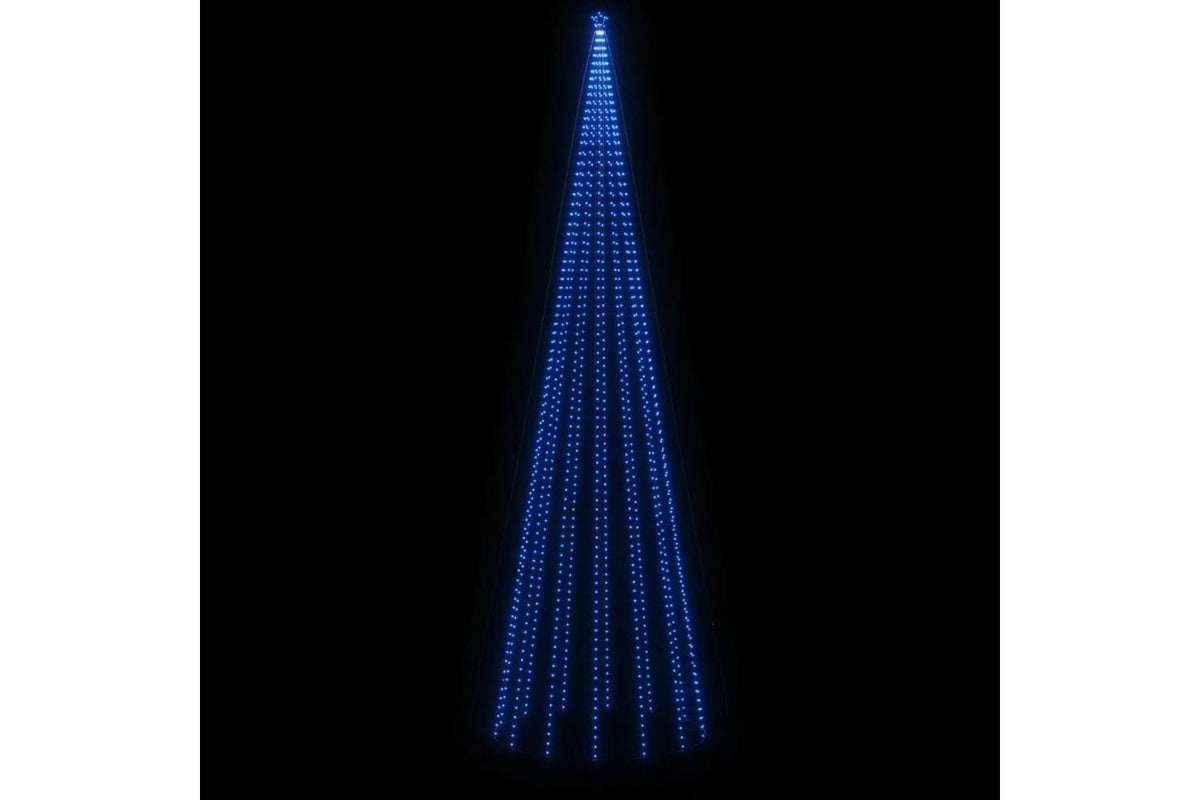 Vidaxl Christmas Tree With Spike Blue 1134 Leds 800 Cm-4