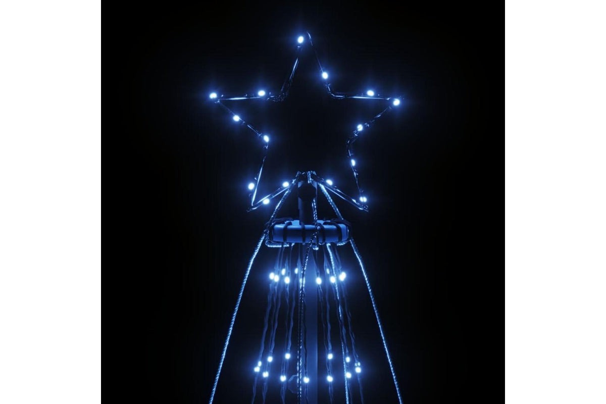 Vidaxl Christmas Tree With Spike Blue 1134 Leds 800 Cm-5
