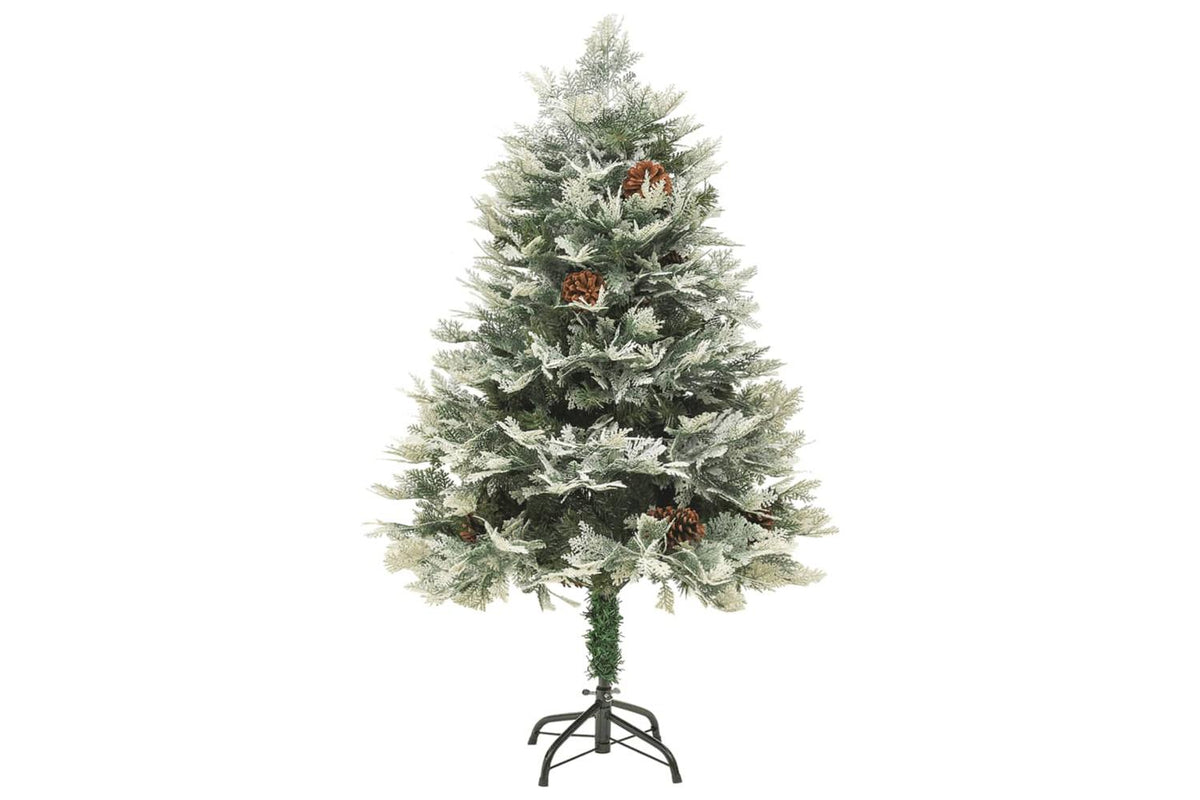 Vidaxl Pre-lit Christmas Tree With Pinecones Green 150 Cm Pvc-2