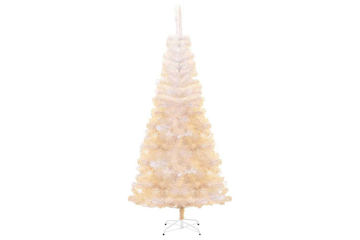 Vidaxl Artificial Christmas Tree With Iridescent Tips White 240 Cm Pvc-2
